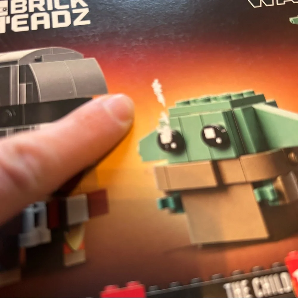 LEGO BrickHeadz Star Wars The Mandalorian & The Child New in box. Retired Set.